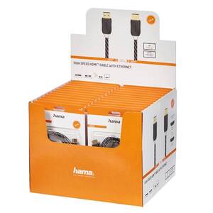 HAMA HDMI kabl visoke brzine, Fabric, 1,5m