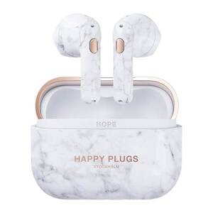 HAPPY PLUGS bežične slušalice in-ear Hope, White Marble