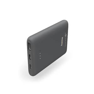 HAMA power bank 5000 mAh, 122484, sivi