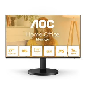 AOC Monitor 27B3HA2, 27, FullHD, IPS, 250 cd/m2, Adaptive Sync, HDMI, DP, VGA, 100Hz, 1ms