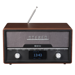 DENVER radio MDA-525DW, DARK WOOD