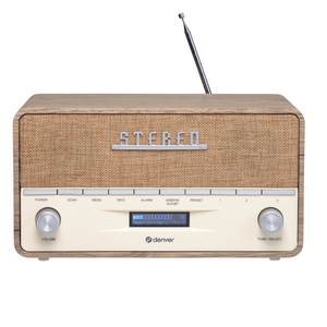 DENVER radio DAB-36LW, LIGHT WOOD