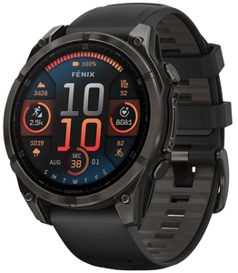 GARMIN Fenix 8 AMOLED Sapphire pametni sat, 47 mm, Carbon Gray, Pebble Gray remen