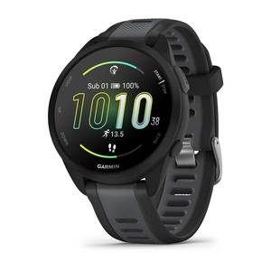 GARMIN Forerunner 165 Music pametni sat, 43 mm, Black, Slate grey remen