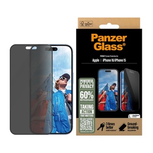 PanzerGlass zaštitno staklo Privacy Apple iPhone 16/15 mobitel