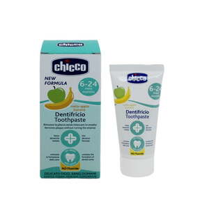 Chicco Pasta za zube, jabuka i banana,50 ml,6m+