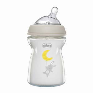 Chicco Staklena bočica NATURALFEELING 250 ml, 0m+