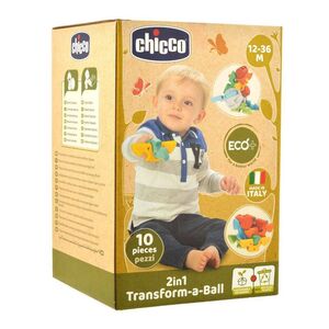 Chicco ECO igračka edukativna lopta 2u1, 12m+