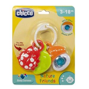 Chicco zvečka za bebe Friends, 3m+