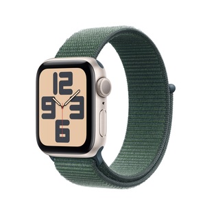 Apple Watch SE2 v3 GPS 40mm Starlight Alu Case Lake Green Sport Loop