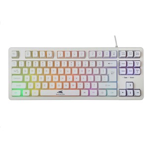 WHITE SHARK BARACUDA gaming tastatura BGK-01114 KRILL bijela, US layout, žična