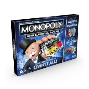 HASBRO GAMING monopol super electronic banking E8978