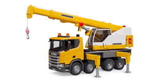 Bruder Scania Super 560R Liebherr kran 3571