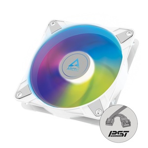 Arctic Fan P14 PWM PST A-RGB white, pressure-optimised semi-passive