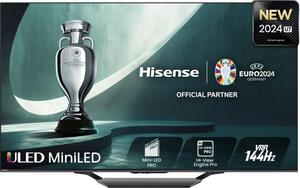 Hisense ULED Mini LED televizor 55U7NQ, 4K Ultra HD, Smart TV, VIDAA U7.6, Quantum Dot Colour, 144Hz Game Mode Pro, Mini-LED Full Array Local Dimming, Crni   **MODEL 2024**