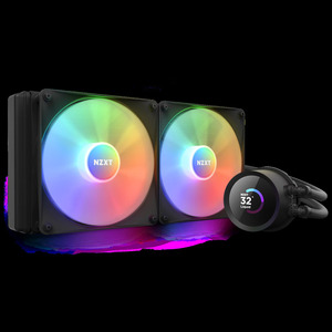 NZXT Water cooling 280 RGB Kraken, liquid AIO cooler LCD Display