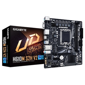 Gigabyte matična ploča H610M S2H DDR5;LGA 1700; 2xDDR5; M.2; 2xSATA8xUSB; HDMI, DP, DVI, VGA