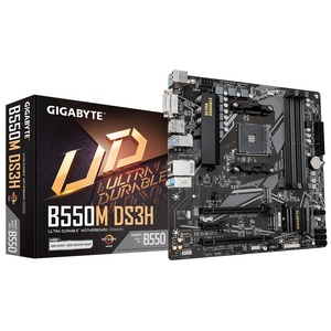 GIGABYTE matična ploča B550M DS3H 1.7AMD B550;AM44xDDR4;DVI,HDMI;micro ATX