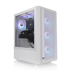 Thermaltake kućište S200 TG ARGB Snow Mid tower, 3x ARGB 120mm Lite front fans