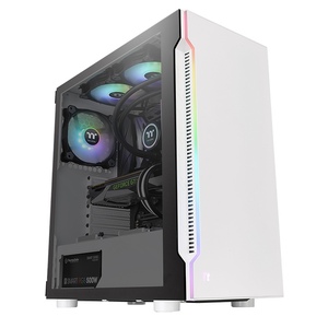 Thermaltake kućište H200 TG Snow RGB Mid tower, tempered glass, 1x 120mm standard fan