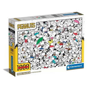 CL39804 Clementoni puzzle 1000 IMPOSSIBLE PEANUTS