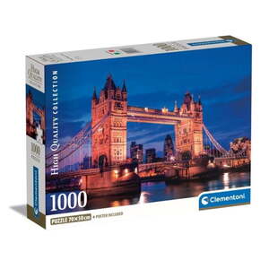 CL39772 Clementoni puzzle 1000 TOWER BRIDGE NOĆU