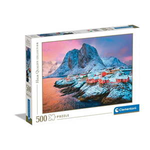 CL35144 Clementoni puzzle 500 HAMNOY SELO