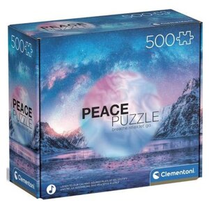 CL35116 Clementoni puzzle 500 PEACE LIGHT BLUE