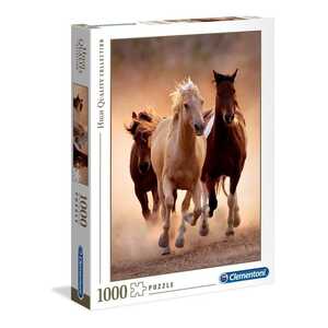 CL39168 Clementoni puzzle 1000 RUNNING HORSES