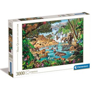 CL33551 Clementoni puzzle 3000 AFRICAN WATERHOLE