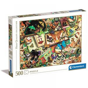 CL35125 Clementoni puzzle 500 THE BUTTERFLY COLLECTOR