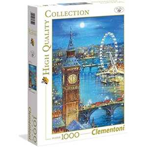 CL39319 Clementoni puzzle 1000 SNOW FLAKES ON THE BIG BEN