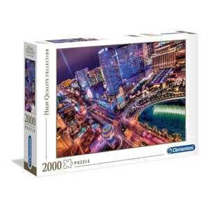 CL32555 Clementoni puzzle 2000 LAS VEGAS