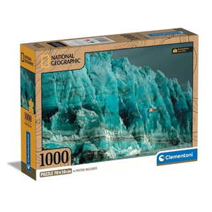 CL39731 Clementoni puzzle 1000 NATIONAL GEOGRAPHIC HUBBARD GLACIER