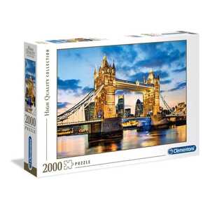 CL32563 Clementoni puzzle 2000 TOWER BRIDGE AT DUSK