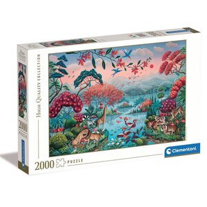 CL32571 Clementoni puzzle 2000 THE PEACEFUL JUNGLE