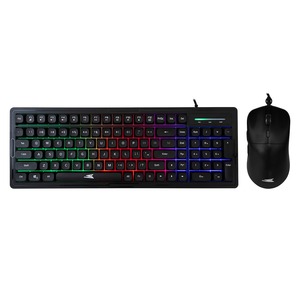 WHITE SHARK BARACUDA gaming set miš i tastatura ORCA crna žična US layout