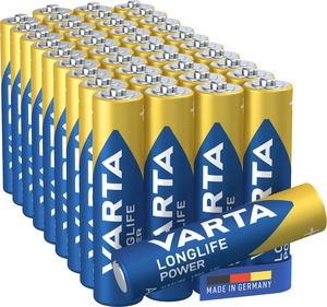 VARTA LONGLIFE POWER alkalna baterija LR03, AAA, 1,5V, 40/1 kom. pakovanje, made in Germany