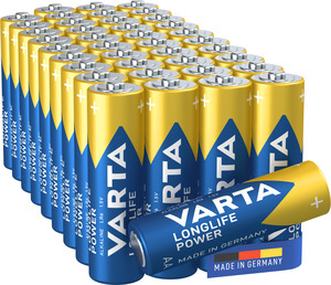 VARTA LONGLIFE POWER alkalna baterija LR06, AA, 1,5V, 40/1 kom. pakovanje, made in Germany