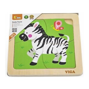 Viga drvene puzzle zebra 51317