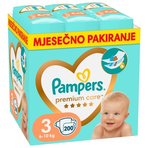 Pampers pelene Premium Care Midi S3 6-10kg MSB 200kom