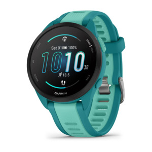 GARMIN Forerunner 165 Music pametni sat, 43 mm, Turquoise/Aqua, 010-02863-32