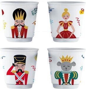 BIALETTI set 4 šoljice Orašar