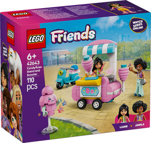 LEGO® Friends Štand sa šećernom vunom i skuter 42643