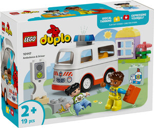 LEGO® DUPLO Town Vozilo hitne pomoći i vozač 10447