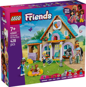 LEGO® Friends Veterinarska klinika za konje i ljubimce 42651