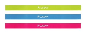 LIFEFIT® pilates traka za jačanje SOFT, MEDIUM, HARD, 3 kom