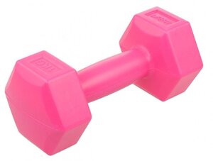 LIFEFIT® bučice Vinyl 1x1kg pink