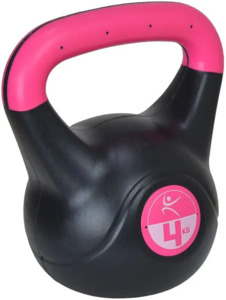 LIFEFIT® Kettlebell Vinyl girje 4 kg pink