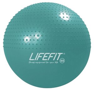 LIFEFIT® gimnastička lopta 55 cm MASAŽNA LOPTA turqoise